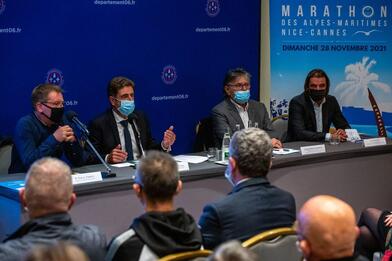 Conférence de presse du Marathon des Alpes-Maritimes Conférence de presse du Marathon des Alpes-Maritimes