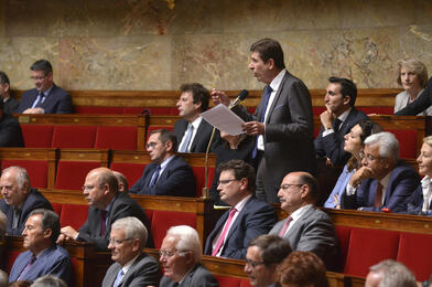 Charles Ange GINESY interroge le Gouvernement sur le déficit, le chômage et l'emploi Charles Ange GINESY interroge le Gouvernement sur le déficit, le chômage et l'emploi