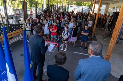Rentrée scolaire au collège Auguste-Blanqui à Puget-Théniers Rentrée scolaire au collège Auguste-Blanqui à Puget-Théniers