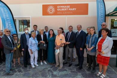 Breil-sur-Roya : rénovation du gymnase du collège, baptisé Gilbert Mary Breil-sur-Roya : rénovation du gymnase du collège, baptisé Gilbert Mary