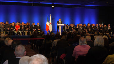 Nice -  Les vœux de Christian Estrosi à la population niçoise Nice -  Les vœux de Christian Estrosi à la population niçoise