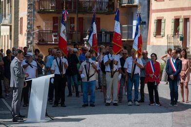 Cérémonie du 14-Juillet à Péone Cérémonie du 14-Juillet à Péone