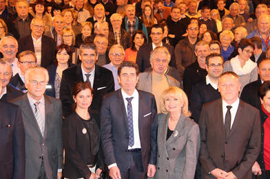 Valberg - Salle comble pour les voeux de Charles Ange Ginésy Valberg - Salle comble pour les voeux de Charles Ange Ginésy