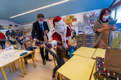 Valberg - Visite du Père Noël dans la station ! Valberg - Visite du Père Noël dans la station !