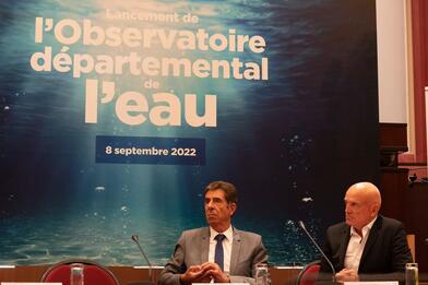 Lancement de l'Observatoire départemental de l'eau Lancement de l'Observatoire départemental de l'eau