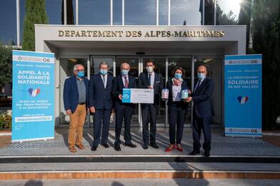 Tempête Alex - le Département remercie les Mutuelles du Soleil et Lactalis pour leur générosité Tempête Alex - le Département remercie les Mutuelles du Soleil et Lactalis pour leur générosité