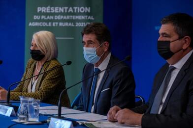 Conférence de presse sur la nouvelle politique agricole départementale Conférence de presse sur la nouvelle politique agricole départementale