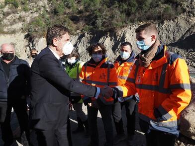 Visite des travaux du Pont de Pertus Visite des travaux du Pont de Pertus