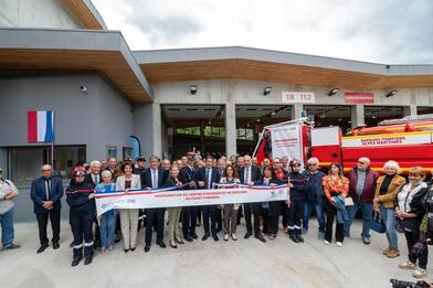 Inauguration du Centre d'Incendie et de Secours de Puget-Théniers Inauguration du Centre d'Incendie et de Secours de Puget-Théniers
