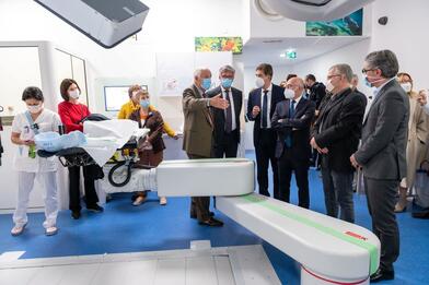 Visite du scanner 3D faible dose au Centre Antoine-Lacassagne Visite du scanner 3D faible dose au Centre Antoine-Lacassagne