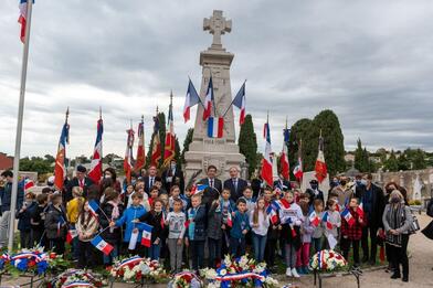 Commémoration de l'Armistice du 11 novembre 1918 à Vence, Guillaumes et Péone Commémoration de l'Armistice du 11 novembre 1918 à Vence, Guillaumes et Péone