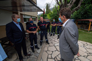 Visite du Centre d'Incendies et de Secours Visite du Centre d'Incendies et de Secours
