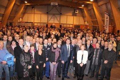 Valberg – Salle comble pour les vœux de Charles Ange Ginésy Valberg – Salle comble pour les vœux de Charles Ange Ginésy