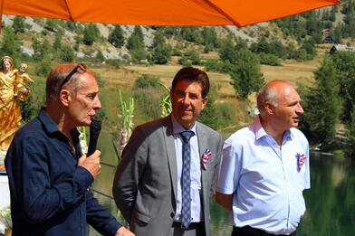Entraunes – Inauguration des aménagements du plateau d'Estenc Entraunes – Inauguration des aménagements du plateau d'Estenc