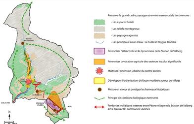La carte du PADD La carte du PADD