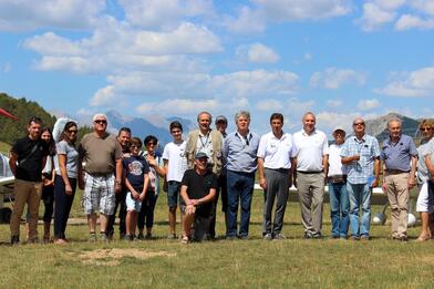 Valberg – Charles Ange Ginésy accueille les pilotes de l'aéroclub de Valberg Valberg – Charles Ange Ginésy accueille les pilotes de l'aéroclub de Valberg