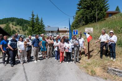 La rue de la Chapelle rebaptisée en mémoire de Tanguy de Poulpiquet La rue de la Chapelle rebaptisée en mémoire de Tanguy de Poulpiquet