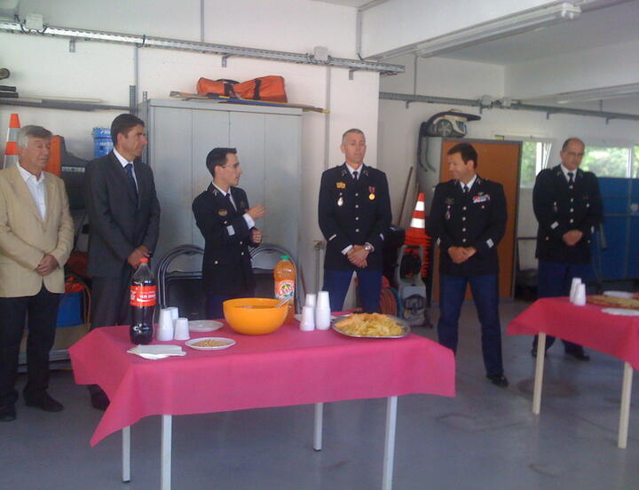 Prise de commandement du Major Bres