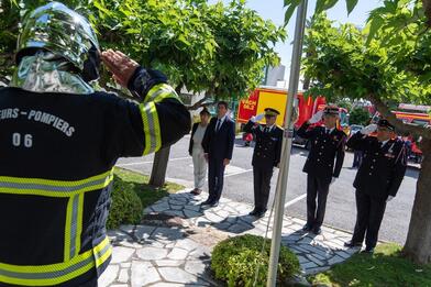 Hommage aux sapeurs-pompiers morts pour le service de la Nation Hommage aux sapeurs-pompiers morts pour le service de la Nation