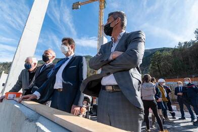 Puget-Théniers - Visite au futur Centre d'Incendie et de Secours Puget-Théniers - Visite au futur Centre d'Incendie et de Secours