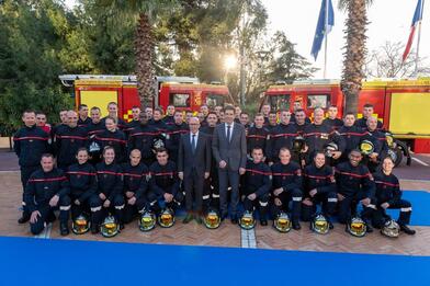 Cérémonie de clôture de la 44ème formation d'intégration des sapeurs-pompiers Cérémonie de clôture de la 44ème formation d'intégration des sapeurs-pompiers