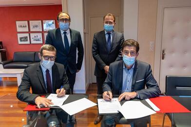 Signature du partenariat avec la Banque des territoires Signature du partenariat avec la Banque des territoires