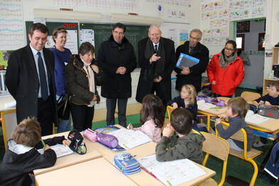 Valberg - L'inspecteur d'académie en visite à l'école Désirée Clary Valberg - L'inspecteur d'académie en visite à l'école Désirée Clary