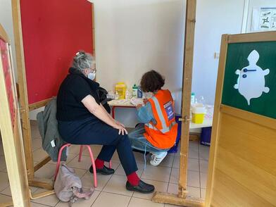 Coursegoules - Les équipes mobiles de vaccination du Département, au plus près des Maralpins Coursegoules - Les équipes mobiles de vaccination du Département, au plus près des Maralpins