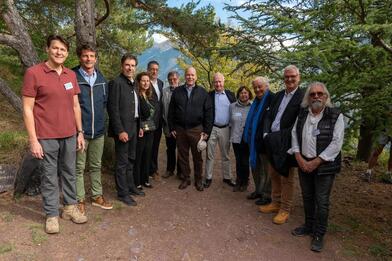 Visite de l'Arboretum Marcel Kroënlein à Roure Visite de l'Arboretum Marcel Kroënlein à Roure