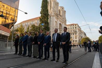 Attentat à la basilique Notre-Dame de Nice : un an après Attentat à la basilique Notre-Dame de Nice : un an après