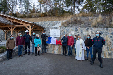 Péone - Inauguration du cimetière du Prin Péone - Inauguration du cimetière du Prin
