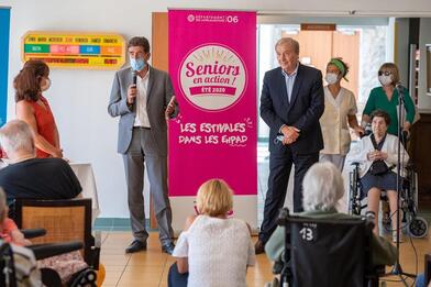 Les Estivales s'invitent à l'Ehpad La Vençoise Les Estivales s'invitent à l'Ehpad La Vençoise