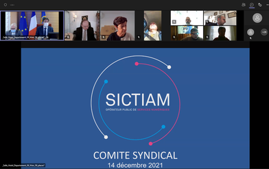 Dernier comité syndical du SICTIAM de 2021 Dernier comité syndical du SICTIAM de 2021