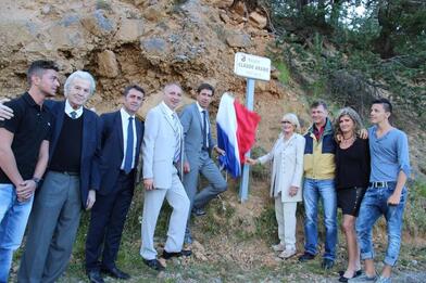 La route de Charvin baptisée Claude Arabo La route de Charvin baptisée Claude Arabo