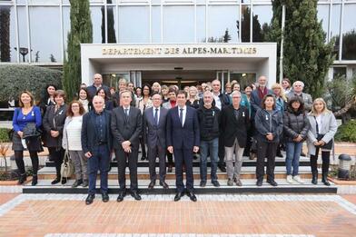 Cérémonie de remise de médailles aux agents du Département des Alpes-Maritimes Cérémonie de remise de médailles aux agents du Département des Alpes-Maritimes